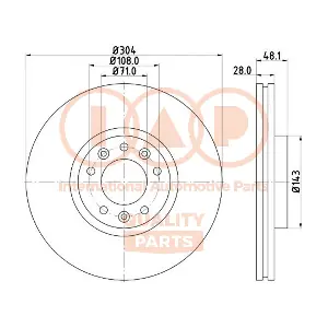 IAP QUALITY PARTS 709-52032