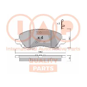 IAP QUALITY PARTS 704-12093P