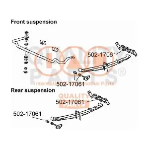 502-17061 IAP QUALITY PARTS