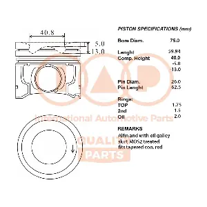 100-17230 IAP QUALITY PARTS