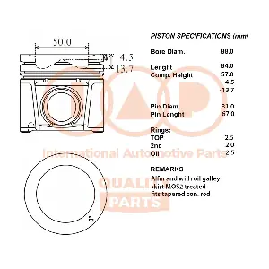 100-08033 IAP QUALITY PARTS