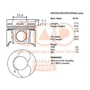 100-13162 IAP QUALITY PARTS