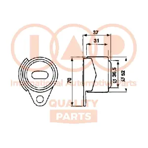 127-16034 IAP QUALITY PARTS