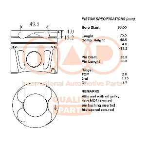 100-54010 IAP QUALITY PARTS