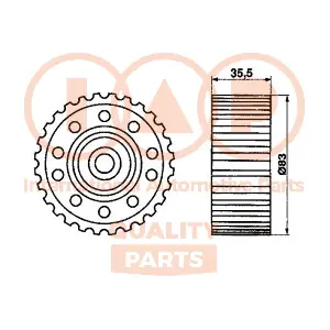 IAP QUALITY PARTS 127-17053