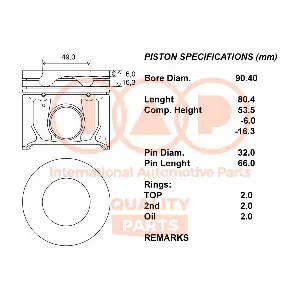100-14039 IAP QUALITY PARTS