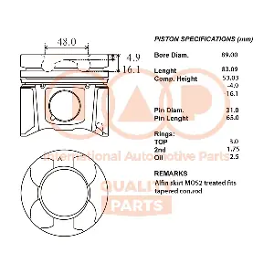100-13170 IAP QUALITY PARTS