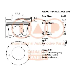 100-14084 IAP QUALITY PARTS
