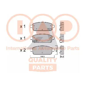 IAP QUALITY PARTS 704-20102P