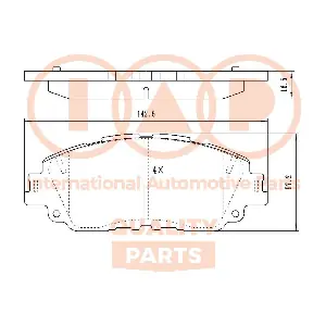 IAP QUALITY PARTS 704-17260