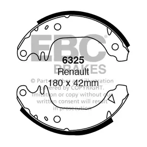 6325 EBC Brakes
