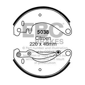 5038 EBC Brakes