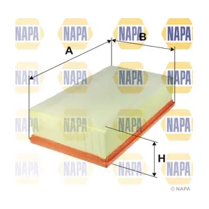NAPA NFA1258 Повітряний фільтр
