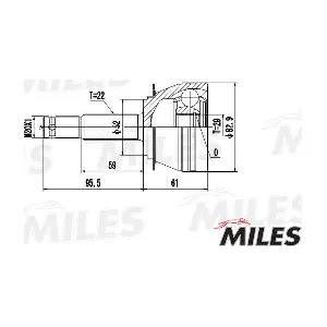MILES GA20082