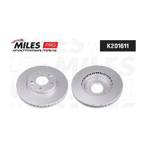 MILES K201611 Гальмівний диск