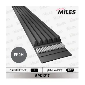 MILES 6PK1217