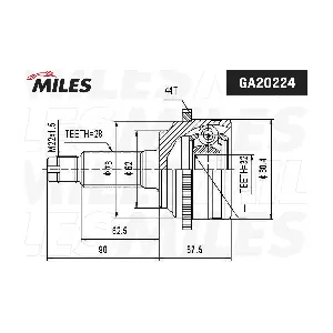 MILES GA20224