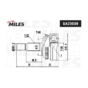 MILES GA20009