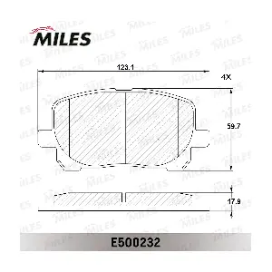 MILES E500232