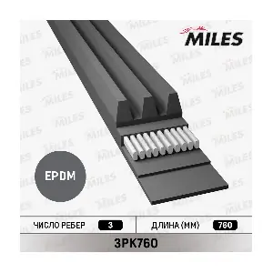 MILES 3PK760