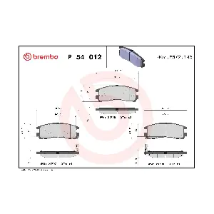 BREMBO P 54 012