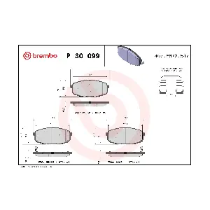 BREMBO P 30 099