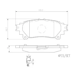 BREMBO P83152N