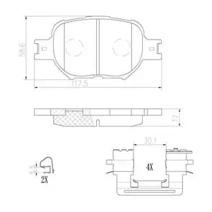 BREMBO P83054N