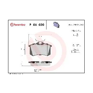 BREMBO P85020