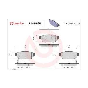 BREMBO P54016N