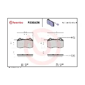 BREMBO P23052N