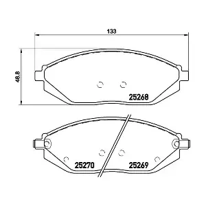 BREMBO P10054