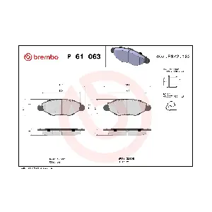 BREMBO P61063