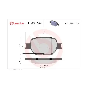 BREMBO P83054