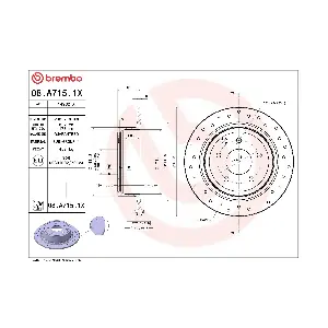 08.A715.1X BREMBO