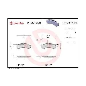 BREMBO P56069
