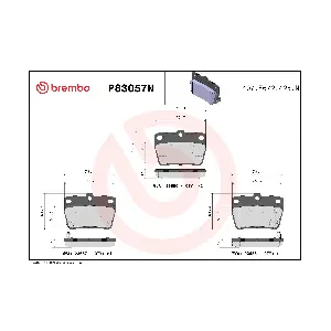 BREMBO P83057N