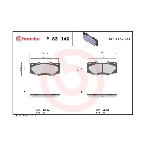 BREMBO P83140