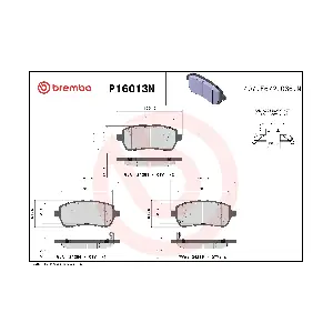 BREMBO P16013N