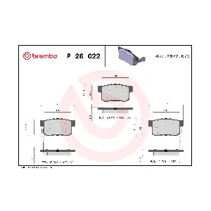 BREMBO P28022