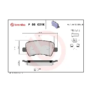 BREMBO P86021E