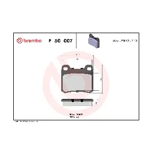 BREMBO P 50 007