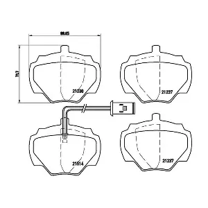 BREMBO P44003