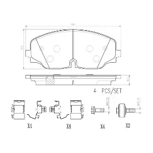 BREMBO P85176N