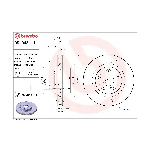 BREMBO 09D45110