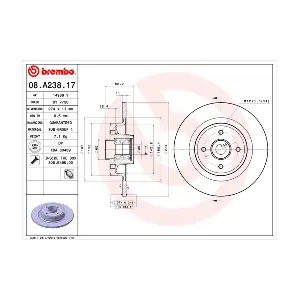 BREMBO 08.A238.17