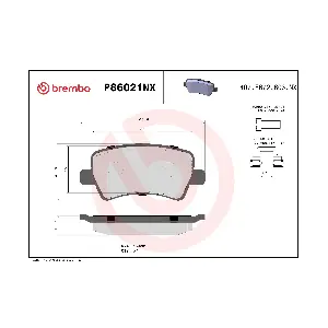 BREMBO P86021NX