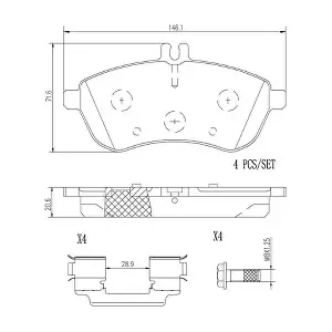 BREMBO P50070N