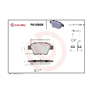 BREMBO P61080N