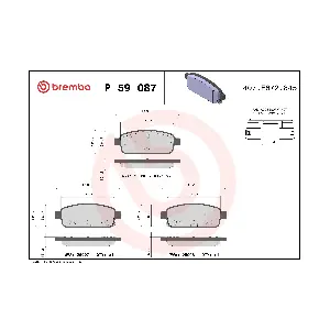 BREMBO P59087